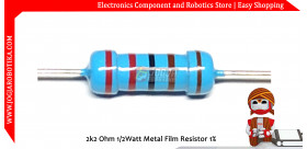 2K2 Ohm 1/2Watt Metal Film Resistor 1%