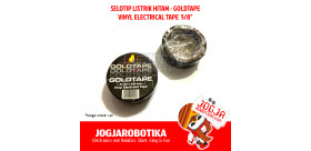 SELOTIP LISTRIK SOLASI HITAM ELECTRICAL TAPE GOLDTAPE 5/8 INCH