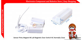 Sensor Pintu Magnet MC-38 Magnetic Door Switch NC Normally Close
