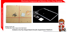 Arduino Uno R3 CH340 Board Acrylic Experiment Platform