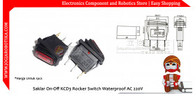 Saklar On-Off KCD3 Rocker Switch Waterproof AC 220V