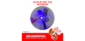 LED HPL HIGH POWER LED 3W 3 WATT - BLUE BIRU+HEATSINK