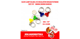 KLEM CLAMP SELANG LPG REGULATOR BESI STAINLESS STEEL KUPING - 3/4" (13-19)MM