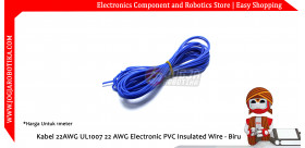Kabel 22AWG UL1007 22 AWG Electronic PVC Insulated Wire - Biru