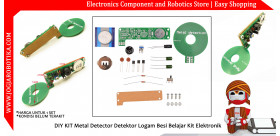DIY KIT Metal Detector Detektor Logam Besi Belajar Kit Elektronik