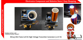 BD243 Mini Tesla Coil Kit High Voltage Transmiter Generator 9-12V DC