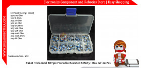 Paket Horizontal Trimpot Variable Resistor RM065 1 Box Isi 100 Pcs