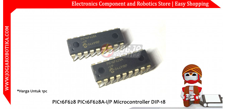 PIC16F628 PIC16F628A-I/P Microcontroller DIP-18
