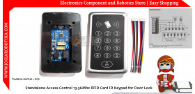 Standalone Access Control 13.56Mhz RFID Card EM ID Keypad for Door Lock
