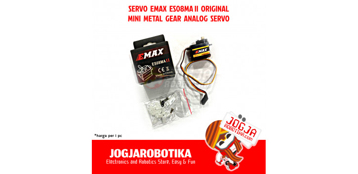 EMAX ES08MA II MINI METAL GEAR ANALOG SERVO - ORIGINAL