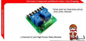 2-Channel 5V 30A High-Power Relay Module