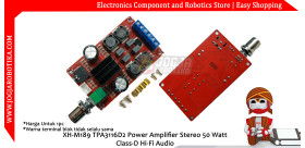 XH-M189 TPA3116D2 Power Amplifier Stereo 50 Watt Class-D Hi-Fi Audio