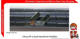 LM324 DIP-14 Quad Operational Amplifiers