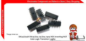 SN74LS04N SN74LS04 74LS04 7404 HEX Inverting NOT Gate Logic Transistor Logika