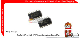 TL084 SOP-14 SMD JFET-Input Operational Amplifier