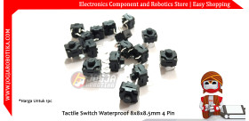 Tactile Switch Waterproof 8x8x8.5mm 4 Pin