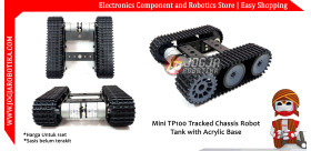 Mini TP100 Tracked Chassis Robot Tank with Acrylic Base