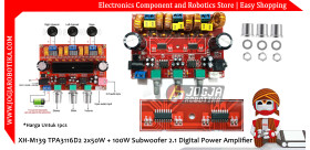 XH-M139 TPA3116D2 2x50W + 100W Subwoofer 2.1 Digital Power Amplifier