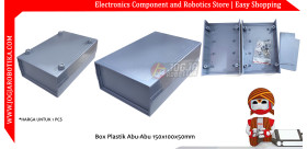 Box Plastik Abu-Abu 150x100x 50mm