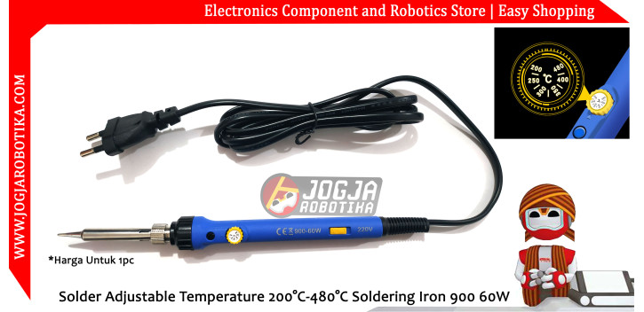Solder Adjustable Temperature 200°C-480°C Soldering Iron 15W - 60W