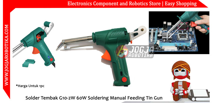 Solder Tembak GT-60W Soldering Manual Feeding Tin Gun