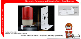 Bracket Dudukan Holder Lampu LED Warning Light Rotary