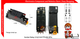 Socket Relay LY2/LY2N PTF08A 8Pin 8 Pin