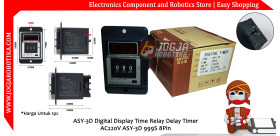 ASY-3D Digital Display Time Relay Delay Timer AC220V ASY-3D 999S 8Pin