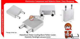 Waterblock Water Cooling Block Peltier Cooler Heatsink Pendingin 40x40x12mm