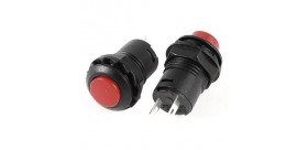DS-428 Self-locking Push Button Switch-Red