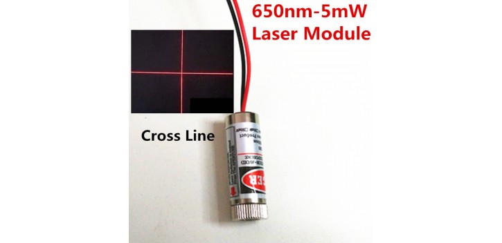 5mW 650nm Cross Line Laser Module 