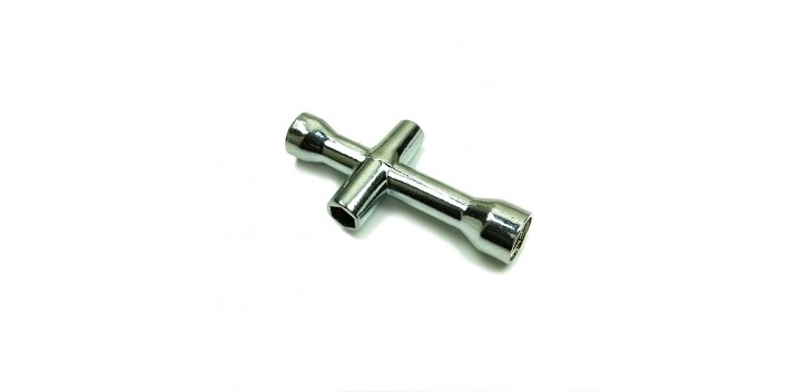 Kunci Pas Mini Silang Hexagon Nuts Cross Wrench for M3 / M4 / M2 / M2.5