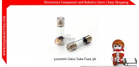 5x20mm Glass Tube Fuse 3A 250V