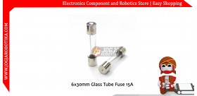 6x30mm Glass Tube Fuse 15A 250V