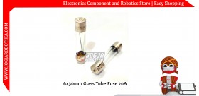 6x30mm Glass Tube Fuse 20A 250V