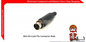 Mini Din 6 pin PS2 Connector Male
