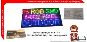 Module LED D5 P5 RGB SMD FULL OUTDOOR 64x32 CAI LIANG 5500 CD