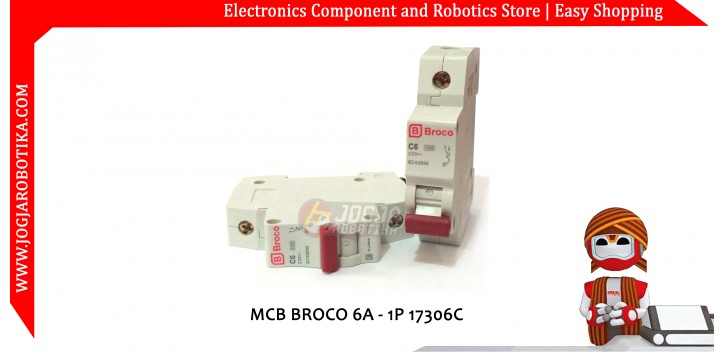 MCB BROCO 6A - 1P 17306C