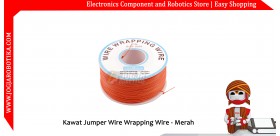 Kawat Jumper Wire Wrapping Wire 30AWG 1 Roll - Merah