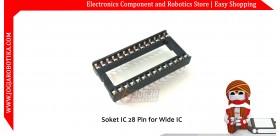 Soket IC 28 Pin for Wide IC