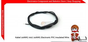Kabel 20AWG 1007 20AWG Electronic PVC Insulated Wire - Hitam