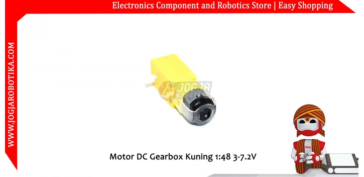 Motor DC Gearbox 6V 200 Rpm