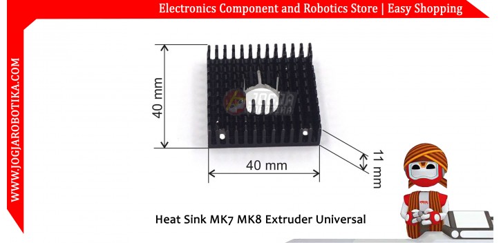 Heat Sink MK7 MK8 Extruder Universal