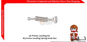 3D Printer Leveling Kit M3 Screw Leveling Spring Knob Nut