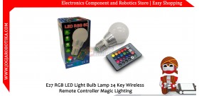 E27 RGB LED Light Bulb Lamp 24 Key Wireless Remote Controller Magic Lighting