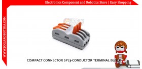 COMPACT CONNECTOR SPL3-CONDUCTOR TERMINAL BLOCK