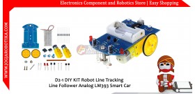 D2-1 DIY KIT Robot Line Tracking Line Follower Analog LM393 Smart Car