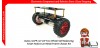 JGA25-26CPR 12V 1.25W Two Wheel Self Balancing Smart Robot Car Metal Frame Chassis Kit