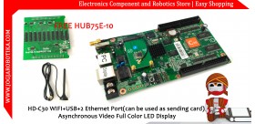 HD-C30 WIFI+USB+2 Ethernet Port(can be used as sending card) Asynchronous Video Full Color LED Display
