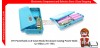 DIY Powerbank LCD Case Modul Enclosure Casing Power Bank 5x 18650 2.1A -Biru